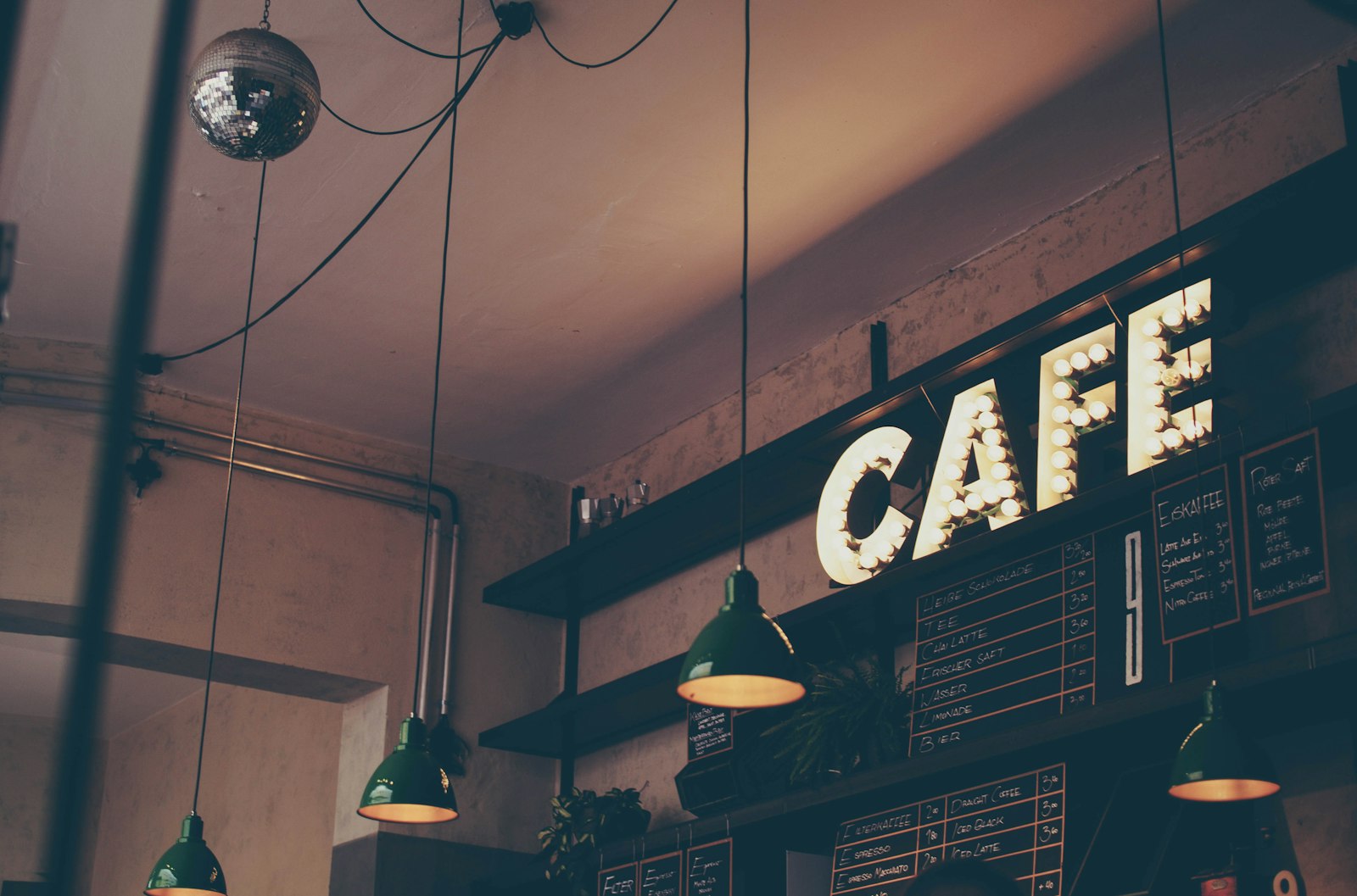 Inside Grounded café